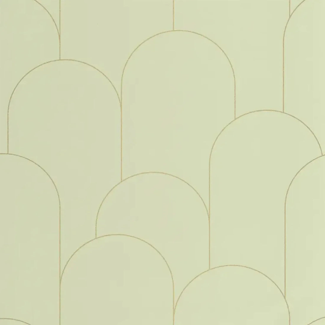 Closeup of a wallpaper showing its Art-Deco, Contemporary, Neutrals pattern, color, and subtle texture.