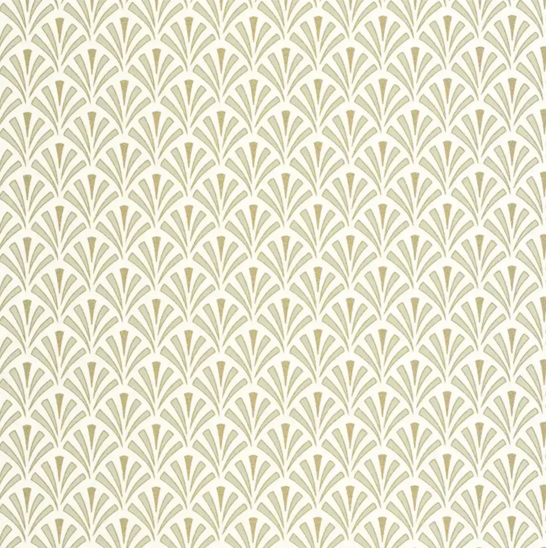 Closeup of a wallpaper showing its Art-Deco, Contemporary, Neutrals pattern, color, and subtle texture.