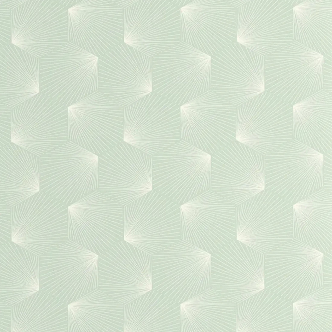Closeup of a wallpaper showing its Art-Deco, Contemporary, Geometric pattern, color, and subtle texture.