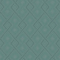 Closeup of a wallpaper showing its Contemporary, Geometric, Green pattern, color, and subtle texture.