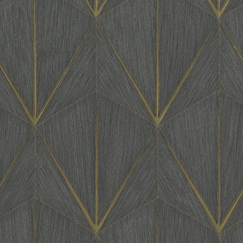 Geometric pattern with diamond design on a textured dark gray background