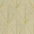 Geometric pattern with gold lines on a beige background