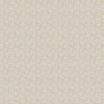 Closeup of a wallpaper showing its Geometric, Neutrals pattern, color, and subtle texture.