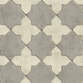 Closeup of a wallpaper showing its Geometric, Neutrals, Two-tone pattern, color, and texture.