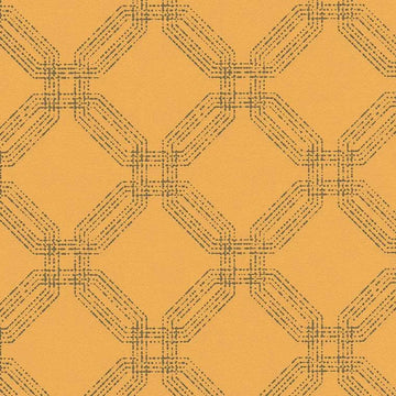 Closeup of a wallpaper showing its Art-Deco, Contemporary, Geometric pattern, color, and texture.
