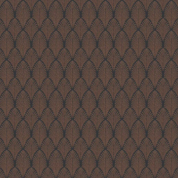 Closeup of a wallpaper showing its Art-Deco, Contemporary, Dramatic, Two-tone pattern, color, and texture.