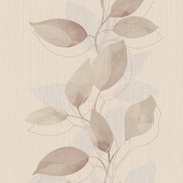 Closeup of a wallpaper showing its Brown, Nature, Neutrals pattern, color, and subtle texture.