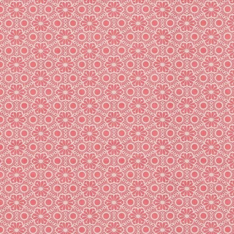 Closeup of a wallpaper showing its Floral, Kids pattern, color, and subtle texture.