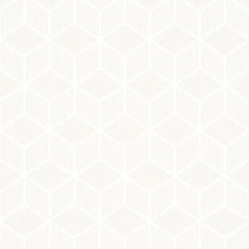 Closeup of a wallpaper showing its Contemporary, Geometric, Neutrals, Unicolour pattern, color, and subtle texture.