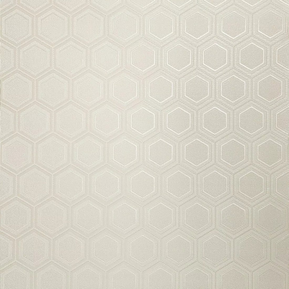 Hexagonal pattern wallpaper on a beige background