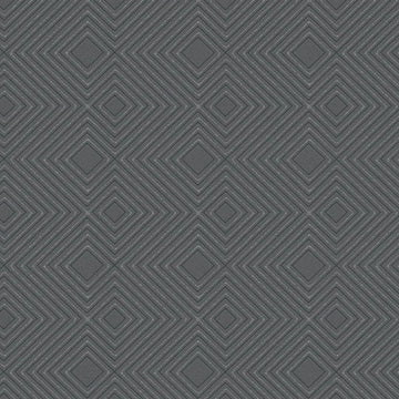Closeup of a wallpaper showing its Black, Contemporary, Geometric, Monochrome, Plain pattern, color, and subtle texture.