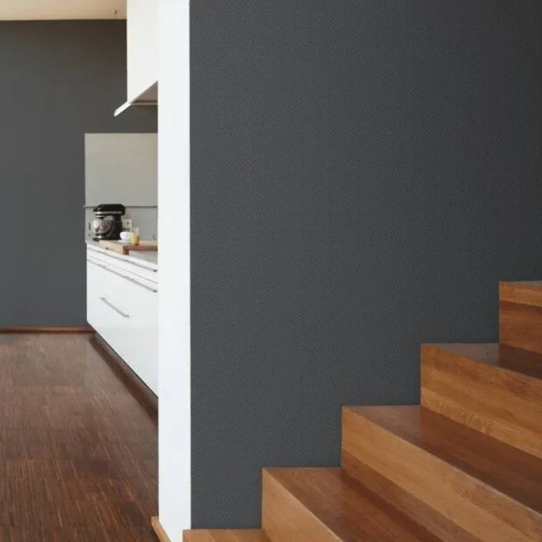 Closeup of a wallpaper showing its Contemporary, Monochrome, Plain, White pattern, color, and subtle texture.