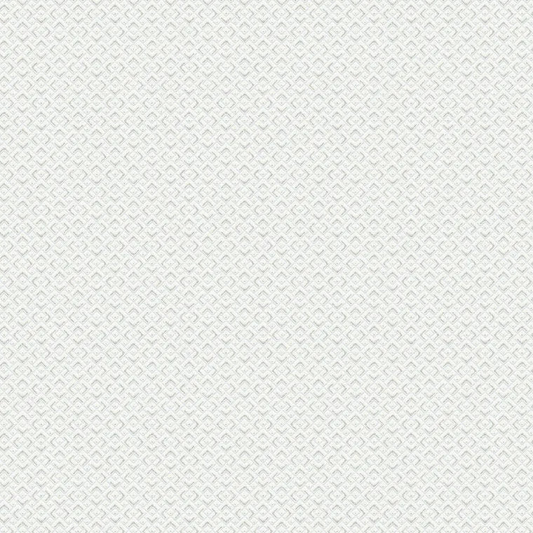 Closeup of a wallpaper showing its Contemporary, Monochrome, Plain, White pattern, color, and subtle texture.