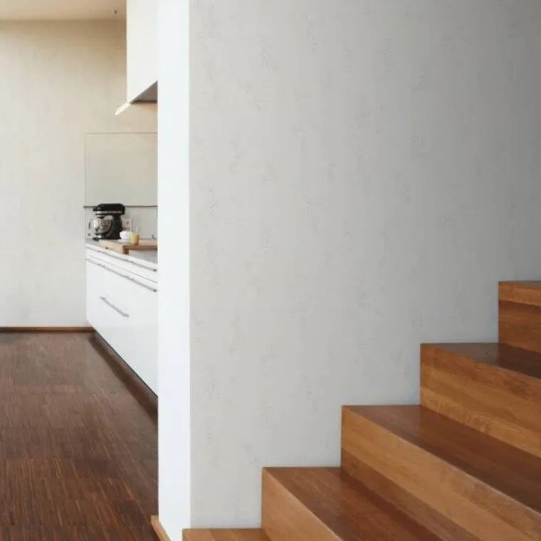 Closeup of a wallpaper showing its Contemporary, Grey, Monochrome, Plain pattern, color, and texture.