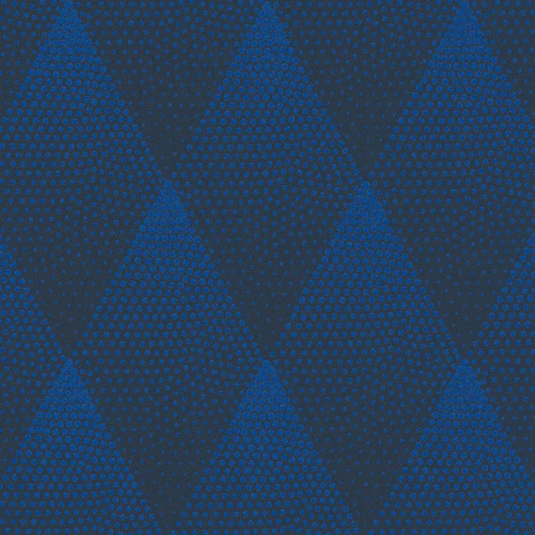 Closeup of a wallpaper showing its Contemporary, Dramatic, Geometric, Two-tone pattern, color, and texture.