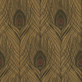 Closeup of a wallpaper showing its Contemporary, Floral, Two-tone pattern, color, and texture.