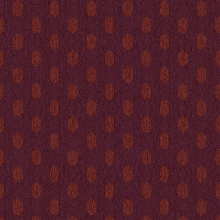 Closeup of a wallpaper showing its Circles, Contemporary, Geometric, Two-tone pattern, color, and texture.