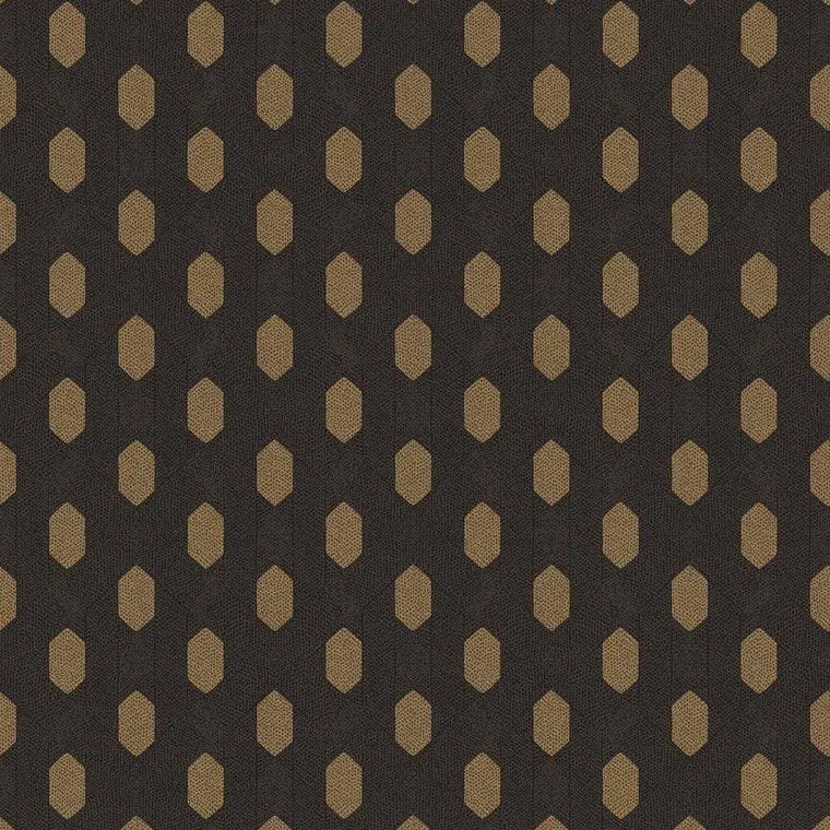 Closeup of a wallpaper showing its Circles, Contemporary, Geometric, Two-tone pattern, color, and texture.