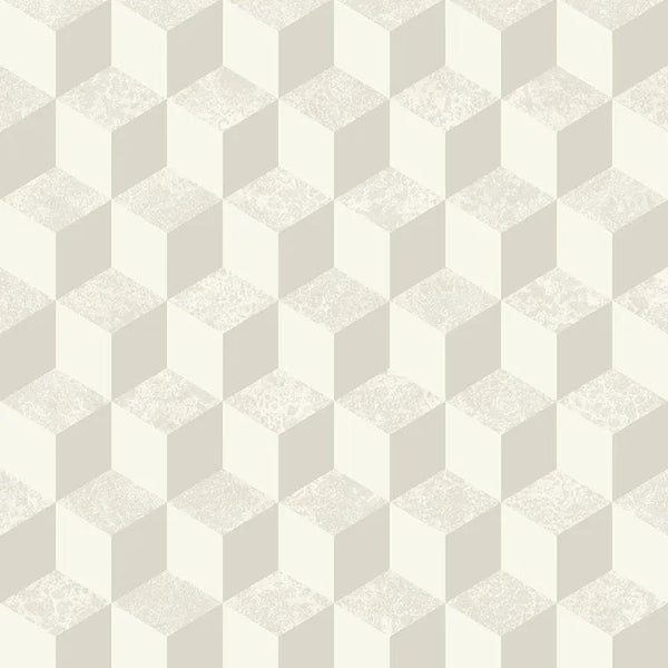 Closeup of a wallpaper showing its Contemporary, Geometric, Neutrals, Textures, Unicolour pattern, color, and subtle texture.