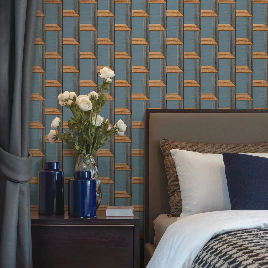 Design ID Embroidery Stitch Panel Wallpaper DE120076