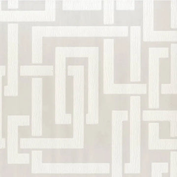 Closeup of a wallpaper showing its Contemporary, Geometric, Monochrome, Two-tone pattern, color, and subtle texture.