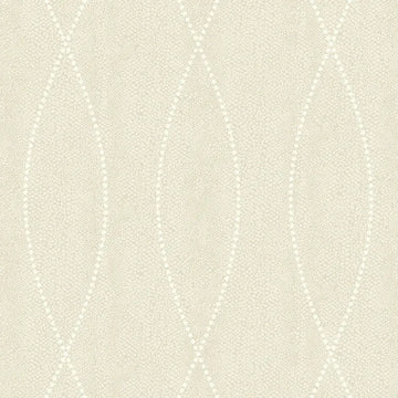 Closeup of a wallpaper showing its Contemporary, Cream, Neutrals, Trellis, Unicolour pattern, color, and subtle texture.