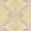 Closeup of a wallpaper showing its Geometric, Gold, Neutrals, Wood-veneer, Yellow pattern, color, and subtle texture.