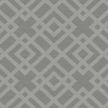 Closeup of a wallpaper showing its Art-Deco, Contemporary, Geometric, Monochrome pattern, color, and subtle texture.