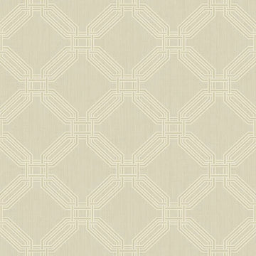 Closeup of a wallpaper showing its Art-Deco, Geometric, Neutrals, Unicolour pattern, color, and subtle texture.