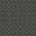 Closeup of a wallpaper showing its Black, Circles, Contemporary, Monochrome pattern, color, and subtle texture.