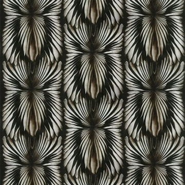 Closeup of a wallpaper showing its Art-Deco, Black, Luxury, Textures, Vinyl pattern, color, and subtle texture.