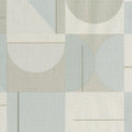 Patterned tile design with geometric shapes in neutral colors