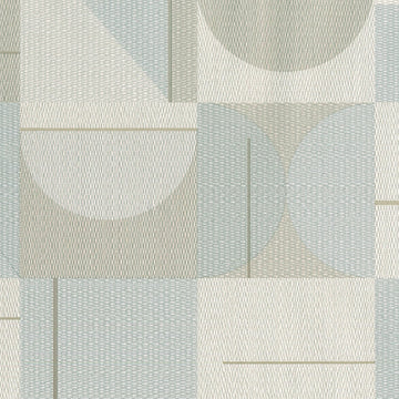 Patterned tile design with geometric shapes in neutral colors
