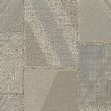 Textured fabric with geometric pattern in neutral tones