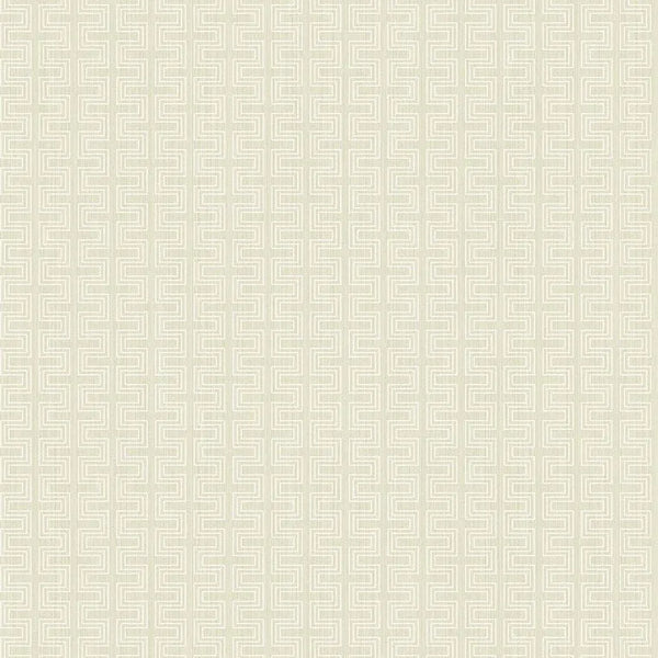 Closeup of a wallpaper showing its Cream, Geometric, Greek, Neutrals, Unicolour pattern, color, and subtle texture.