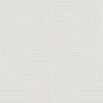 Closeup of a wallpaper showing its Art-Deco, Contemporary, Monochrome, White pattern, color, and subtle texture.