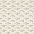 Beige geometric tile pattern wallpaper