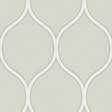 Closeup of a wallpaper showing its Contemporary, Monochrome pattern, color, and subtle texture.