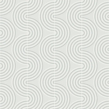 Closeup of a wallpaper showing its Contemporary, Monochrome, Unicolour, Waves pattern, color, and subtle texture.