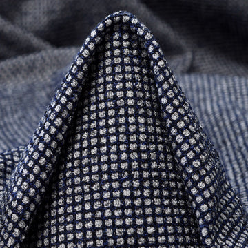 Boucle Ink Viscose Wool Blend