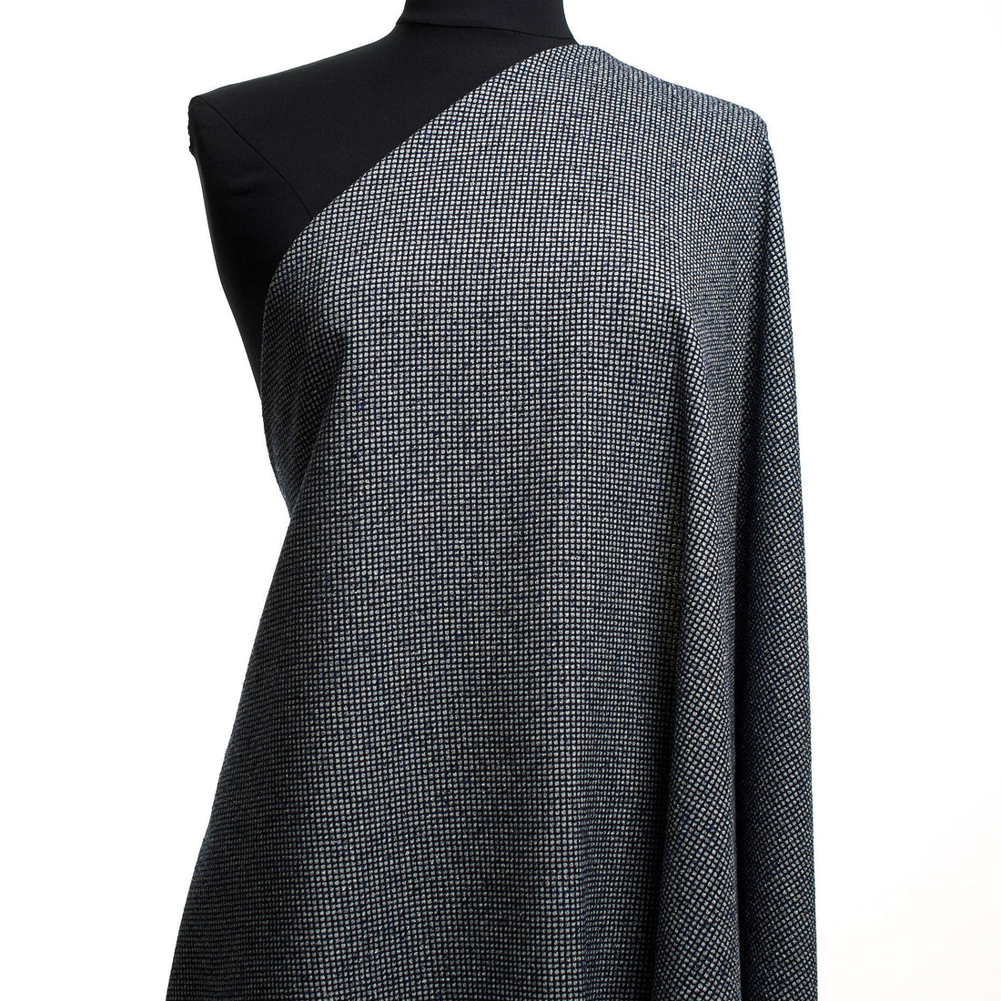 Boucle Ink Viscose Wool Blend