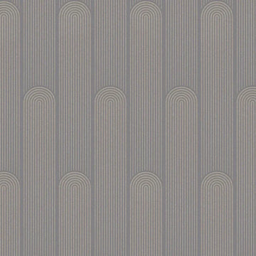 Closeup of a wallpaper showing its Art-Deco, Brown, Contemporary, Geometric, Grey pattern, color, and texture.