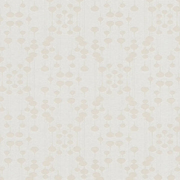 Closeup of a wallpaper showing its Beige, Contemporary, Cream, Neutrals, Two-tone pattern, color, and texture.