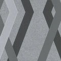 Closeup of a wallpaper showing its Chevron, Contemporary, Geometric, Monochrome, Stripes pattern, color, and texture.