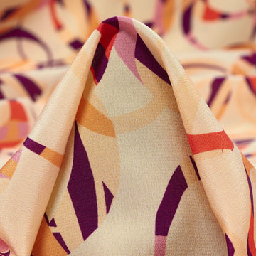 Crêpe Silk Sunset Fabric